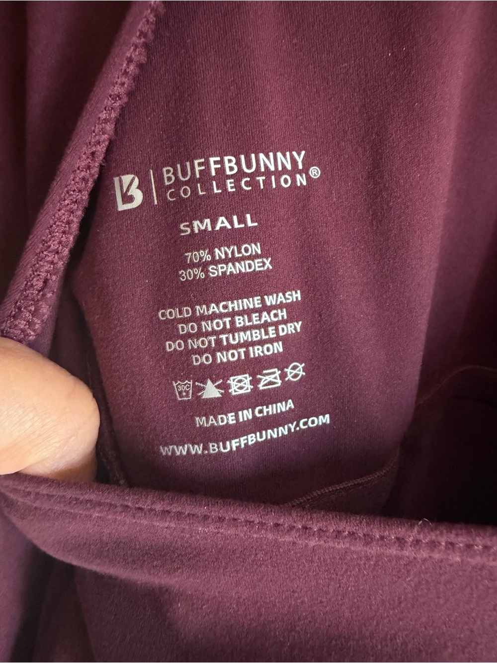 BUFFBUNNY COLLECTION Micro Poshknit Hourglass Dress in Wine - Picture 8 of 9